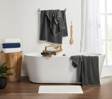 Load image into Gallery viewer, Charcoal Lotus Towel Set