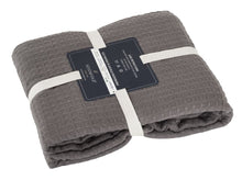 Load image into Gallery viewer, Charcoal Honeycomb Blankets